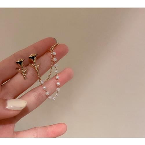 Fashion Long Geometric Drop Earrings Luxury Gold Silver Color Rectangle Rhinestone Earring for Women Party Jewelry Gift