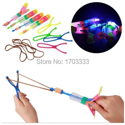 Led Flying Arrow Helicopter LED Amazing Arrow Flying Helicopter Umbrella Kids Toys Space UFO LED Light Toys Party Favor