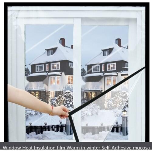Winter Indoor Window Film 0.25mm Window Windproof Film And Warm Film Are Made Of Special Cold-Resistant PVC Material