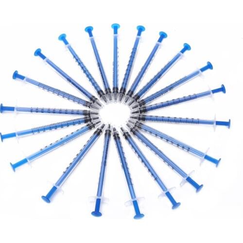100pcs / New Plastic 1mll Disposable Syringe for Filling Nutritional Tools for Measuring Without Needle