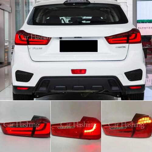 2Pcs Taillight For Mitsubishi ASX 2011 2012 2013 2014 2015 2016 2017 2018 2019 Tail Light LED Rear Lamp DRL Brake Signal Reverse