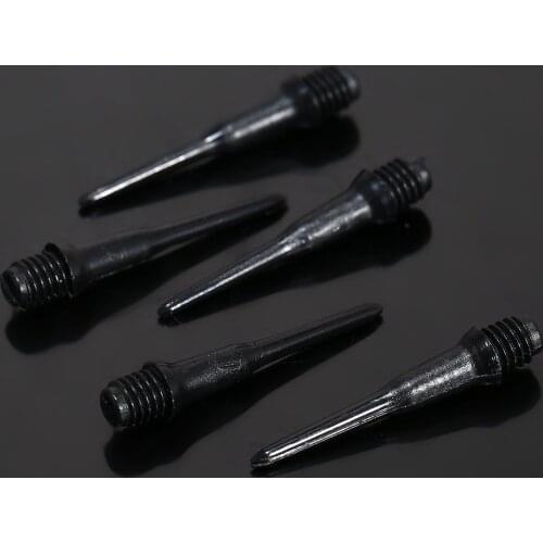 50pcs Short Soft Needle Dart Tips 4.5mm Thread Dia. Stubby Points Shafts Flights Safety Plastic Darts Accessories Dardos