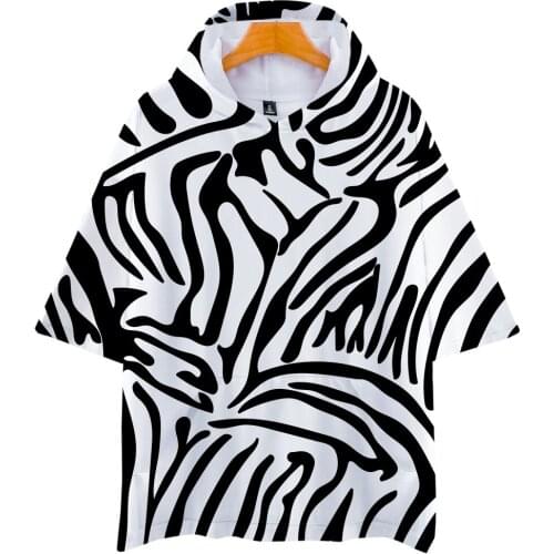 Newest 2019 t shirt streetwear Man tshirt hip hop hoodies T-Shirt Animal texture 3D print Summer Tshirt For Male Or Female