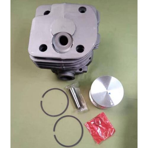 CYLINDER KIT 50MM ROUND AIR INTAKE FOR HUS. CHAINSAW 365 371 372 XP CHAIN SAW ZYLINDER PISTON RING SET CLIP PIN KIT