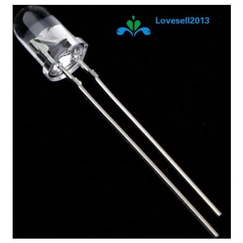 100Pcs 5mm 940nm IR infrared LED Lamp