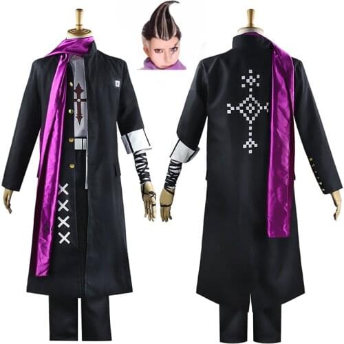 Anime Danganronpa Goodbye Despair Gundham Tanaka Cosplay Costume Jacket Coat Sarf Uniform Wig Full Set For Men Women Halloween