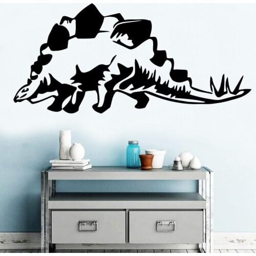 Colorful Dinosaur Wall Sticker Pvc Removable for Room Decoration Murals Smooth Wall Glass Metal Wood Etc Animal 4160