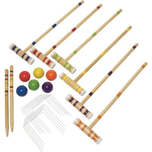 2021 Fashion Six-a-side mid-to-high-end croquet, croquet set, croquet with carrying belt