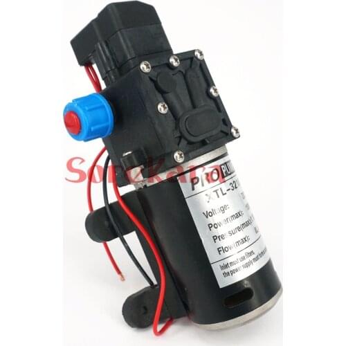 T-YB DC 12V 80W Self-priming Booster Diaphragm Water Pump Automatic Pressure Switch 300L/H For Car washing