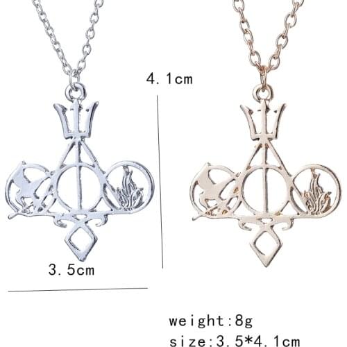 20pcs/lot Fashion movie necklace mix The Mortal Instruments Hunger Games Divergent Percy Jackson HP for collection Hot
