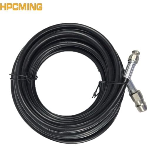 Cleaning Hose 10m & 15m & 20m Sewer Drain Water Cleaning Hose with Quick Connect Adapter for PA Car Washer Machine