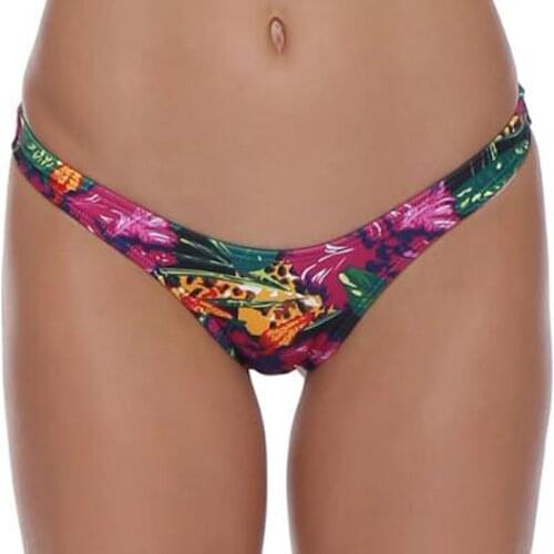 Wholesale 2020Hot Women Trunk Bikini Set Bottom Swimwear Cheeky Thong V Swim Trunks Sexy Women Beachwear cheeky Thong Black S-XL