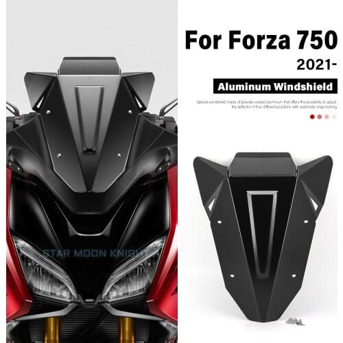 Fit For Honda For FORZA 750 For Forza750 2021 - Motorcycle Accessories Windshield Windscreen Aluminum Wind Shield Deflectore