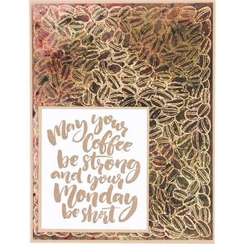 May Your Coffee Be Strong And Your Monday Be Short Clear Silicone Stamp Crafts Card Album Making Scrapbooking DIY Stencil 2020