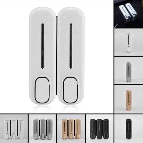 Vessel for Bathroom Washroom 350ml -1050ml Wall Mount Shower Kitchen Soap Dispenser with a Lock ABS Plastic Liquid Shampoo