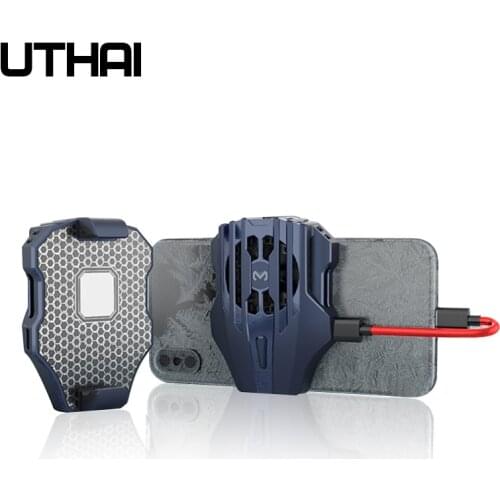 UTHAI New product DE01 artifact mobile phone refrigeration semiconductor radiator for TYPE-C interface line