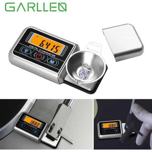 GARLLEN Digital Cartridge Stylus Tracking Force Scale Gauge 0.005g Resolution Precision RECORD Pressure Gauge/Scale For MM/MC/MI