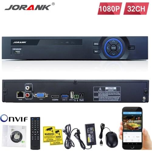 FULL HD 1080P H.265 32 Channel CCTV NVR24CH 25CH 5MP 8CH 4K NVR 2 SATA HDD XMEYE ONVIF P2P HDMI VGA CCTV Video Recorder 3G WIFI