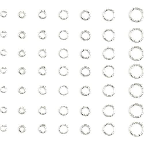 925 Sterling Silver Single Circles of Mixed Sizes for Earring Lightweight Women Loops Plain Earring Rock Punk Making Jewelry
