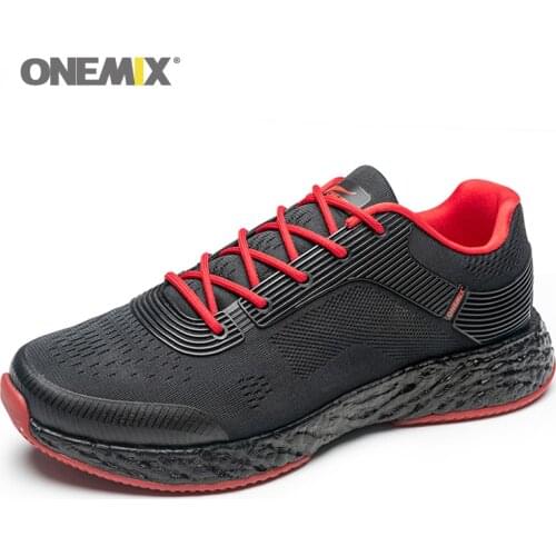 ONEMIX summer running shoes for men & women high-tech sneakers energy marathon running super light rebound Anti-skid outsol