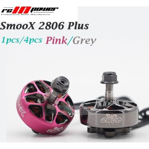 1/4PCS RCINPOWER SmooX2806 Plus 1350KV 1750KV 4-6S Brushless Motor for RC Drone FPV Racing Freestyle Long Range 6/7/8inch Drones