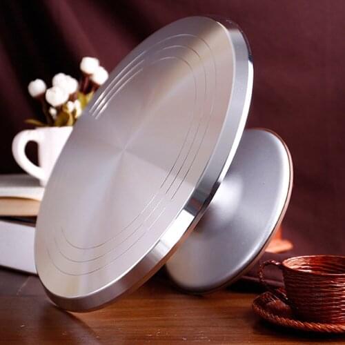 12 Inch Cake Silk Flower Turntable With Anti-slip Mat DIY Baking Cake Non-slip Turntable Tool