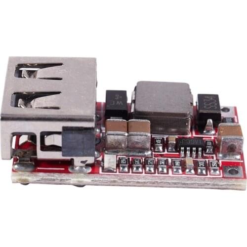 6-24V 12V/24V to 5V 3A Car USB Charger Module DC Buck step down Converter DIY Red