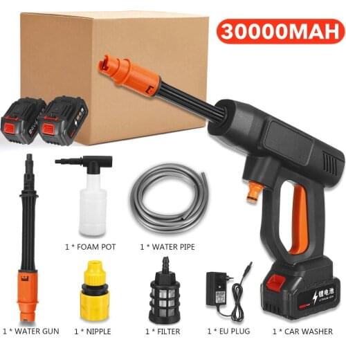 70Bar 1500W Car Washer High Pressure Self priming Wireless Car Wash Water GunFoam Generator For car washing For Makita Battery