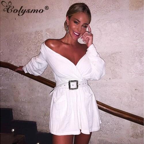 Colysmo White Summer Dresses
