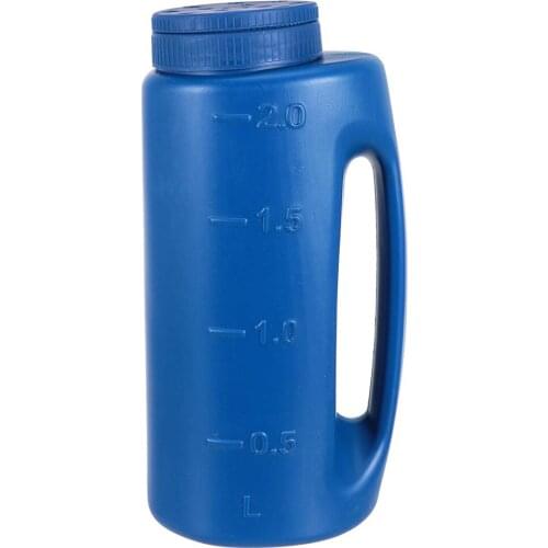 Pot Seed Spreader Bottle Watering Can Handheld 2L Small Driveway Snow Melt Gardening Supplies 3 Colors Sidewalks Ice Pet Feeder