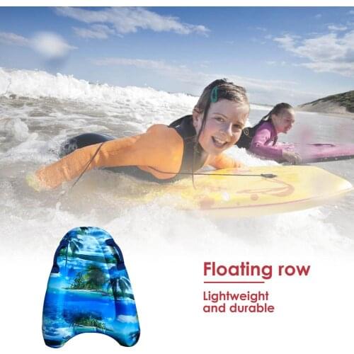 Inflatable Kids Surfboard Floating Rows Swimming Pool Party Water Fun Toys Water Float Buoyancy Kickboard Surfing Board For Kids