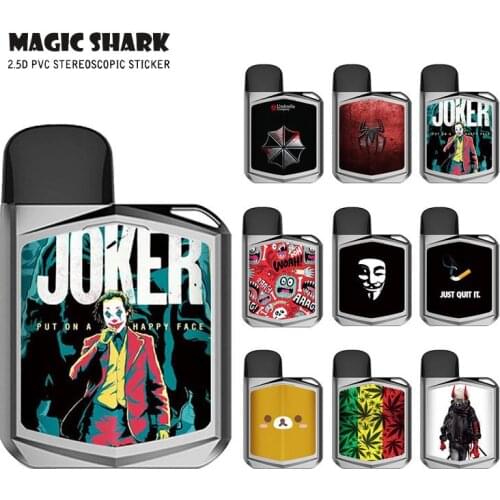 New Umbrella Skull Bear Leaf Cover Skin Film for Uwell Caliburn KOKO Prime Kit Sticker for Caliburn KOKO Prime