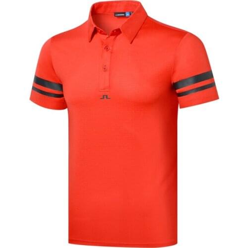 Golf Wear Quick Drying Breathable Quick Drying Clothes Outdoor Sports Leisure Polo Shirt Summer Clothes Short Sleeve Men