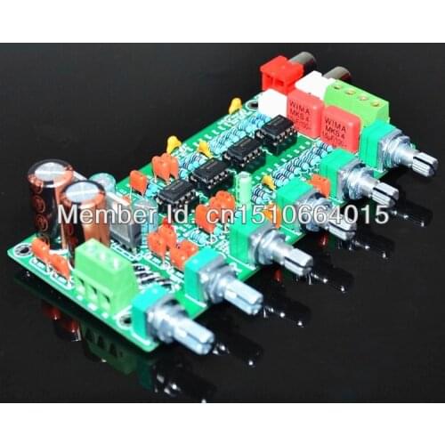 2.1 preamp board ne5532 HIFI high-fidelity 2.1 subwoofer preamp tone board can use as 2.0 amplifier mixing board free shipping