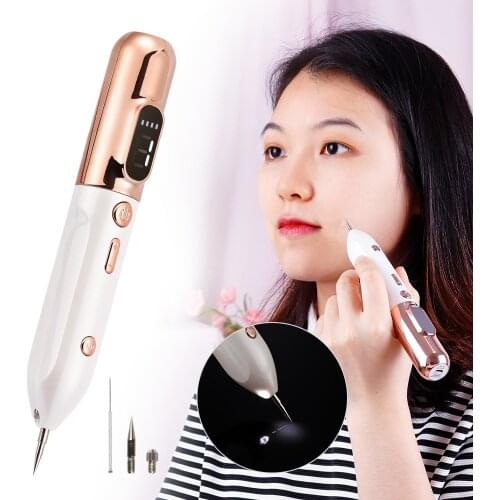 9 Level LCD Plasma Pen LED Lighting Laser Tattoo Mole Removal Machine Face Care Skin Removal Household Freckle Wart Dark Spot Pe