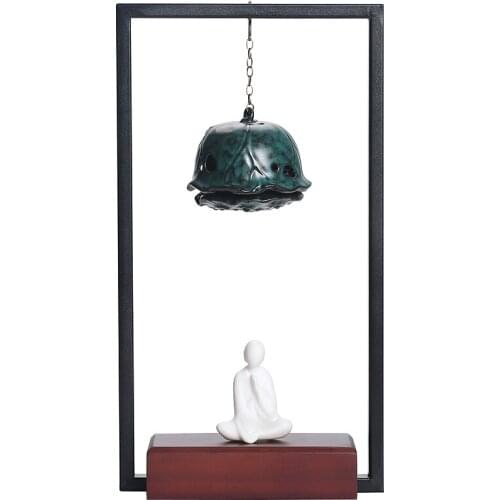 Hanging Creative Incense Burner Bedroom Backflow Metal Green Incense Burner Antiquity Vintage Base Encensoir Home Decor EI50IB