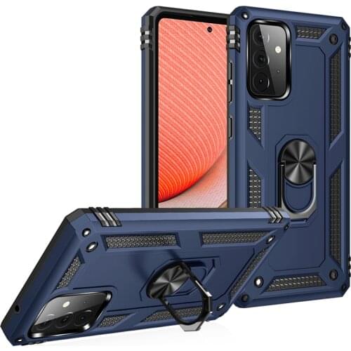 Shockproof Dual Layer Case for Samsung Galaxy A72 A52 A42 A12 A32 5G S20 FE S21 Ultra S20 Plus A51 A71 A81 A91 Stand Cover