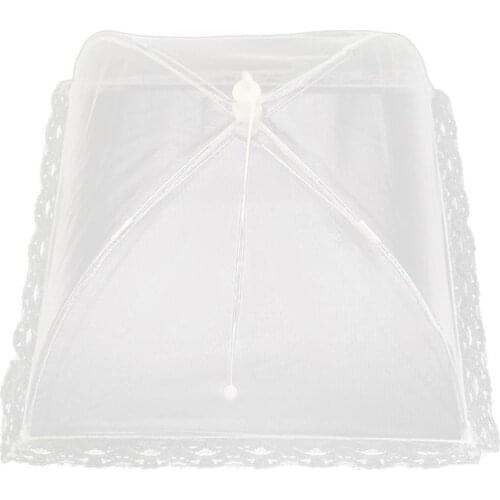Mesh Food Cover Net Washable Dining Table Umbrella For Food Dish Cover Foldable Picnic Anti Mosquito Net Tent Kitchen Accesories
