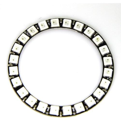 RGB LED Ring 24Bit WS2812 5050 RGB LED + Integrated Driver RGB LED Controller Module for Arduinos