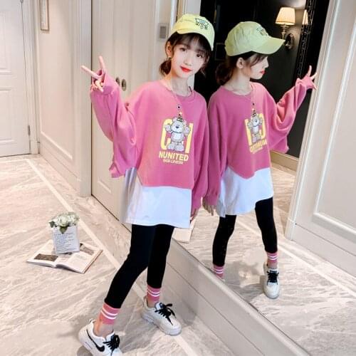 Cartoon Spring Autumn Baby Boys Girls Clothing Set Kids Sweatshirts+Pants Outfits Teenage Sports Tops Children Suit High Quality
