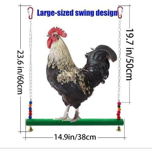 Bird Perch Stand Chicken Toys Paw Grinding Stick Cage Accessories Exercise Toys