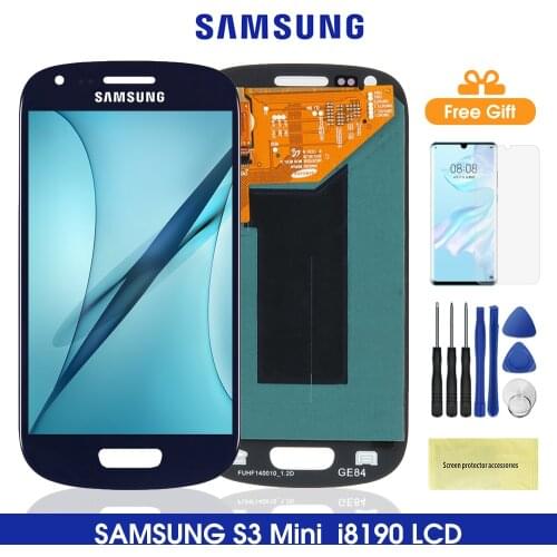 S3Mini Lcd For Samsung Galaxy S3 Mini Lcd Display Touch Screen Digitizer Assembly For Samsung I8190 i8190N i8195 i8200 Lcds
