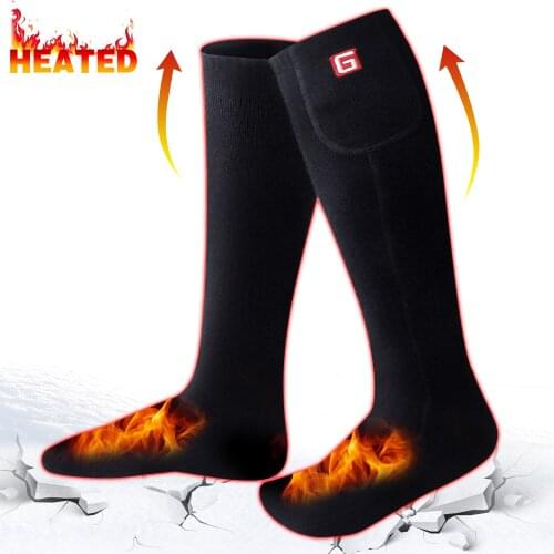 Winter Warm Socks Rechargeable battery Electric 3.7-Volt Heated Colorful Health Electric Absorbent Breathable Socks