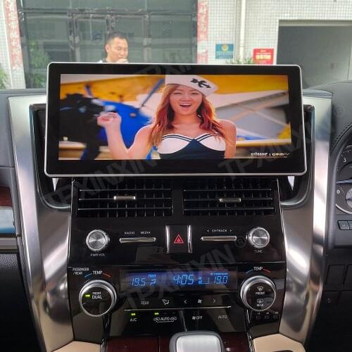 4G+128GB Android10 For Toyota Alphard 30 2015-2019 Car Multimedia Player GPS Navigation Audio Stereo Screen Head Unit Auto Radio