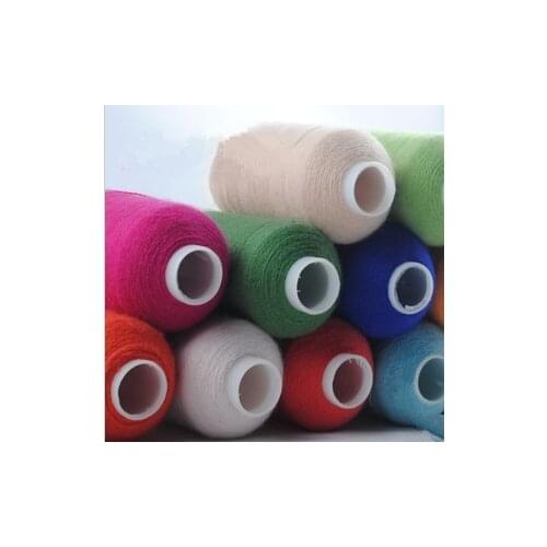 Angora rabbit hair knitted colorful yarns for making samples and reference warm mink cashmere sweaters winter