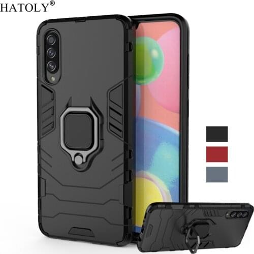 For Samsung Galaxy A70S Case Cover TPU Magnetic Ring Holder Armor Back Cover For Samsung A70S Phone Bumper Case For Samsung A70S