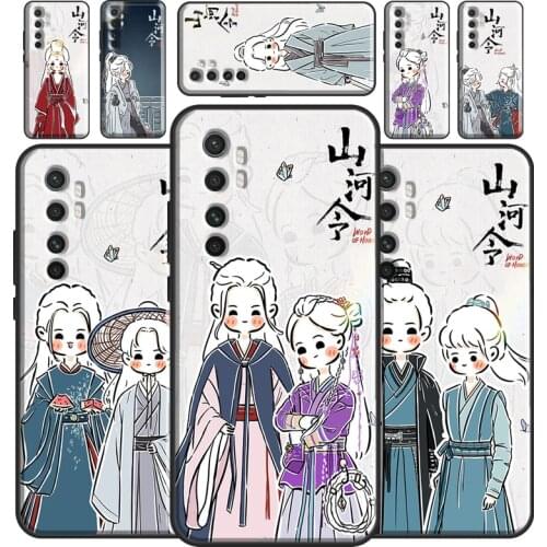 WORD OF HONOR Shan He Ling cartoon For Xiaomi Mi 11 Ultra Case For Xiaomi Mi 11 Lite Note 10 10T Pro POCO F3 M3 X3 Pro Cover