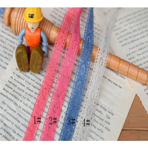 Color cotton thread bilateral fish lace width 1-1.3 cm