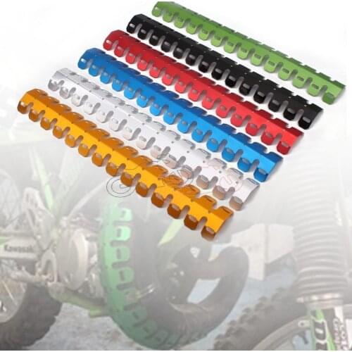 Universal Motorcycle Exhaust Muffler Pipe Leg Protector Heat Shield Cover For KTM 50 65 85 SX XC 125 EXC 400 450 XC-W 105 200 XC