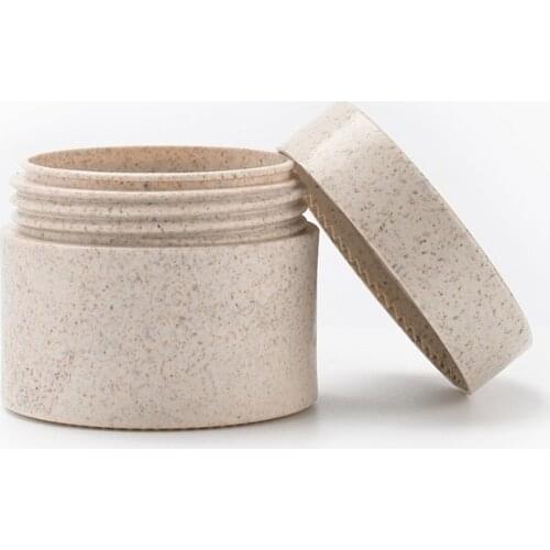 Environmental 50g 100g 250g Cream Container Sunscreen Facial Mask Jar Makeup Packaging Biodegradable Plastic Cream Jar 10pcs